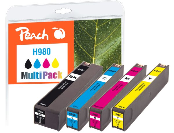 Peach Spar Pack Tintenpatronen ersetzt HP No. 980