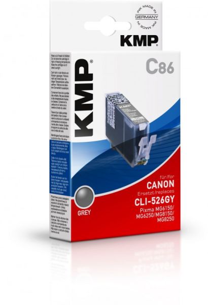 KMP C86 Tintenpatrone ersetzt Canon CLI526GY (4544B001)