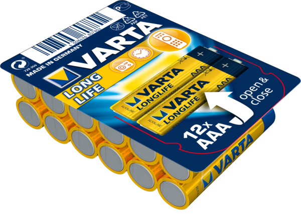 VARTA Longlife Batterien AAA 12er