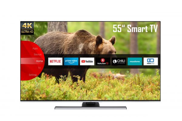 JVC LT-55VU8155 55 Zoll Fernseher / Smart TV (4K Ultra HD, HDR Dolby Vision, Triple-Tuner) - 6 Monat