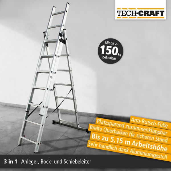 Tech Craft Mehrzweckleiter 430 cm
