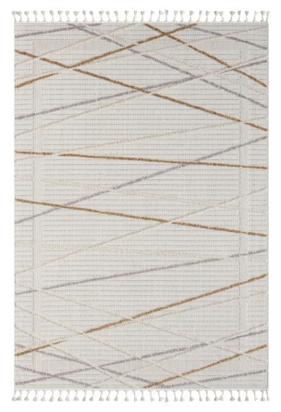 Teppich Mila, 160cm x 230cm, Farbe Hellgrau, rechteckig, Florhöhe 10mm