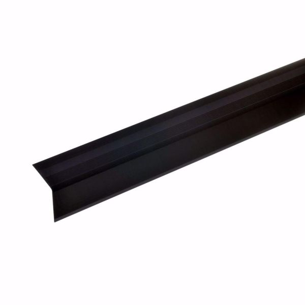 Alu Treppenwinkel-Profil 100cm 32x30mm bronze dunkel ungebohrt