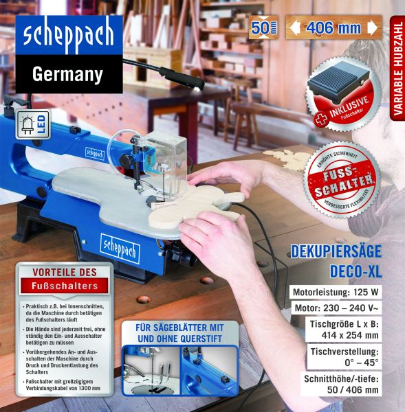 Scheppach Deco-XL Dekupiersäge