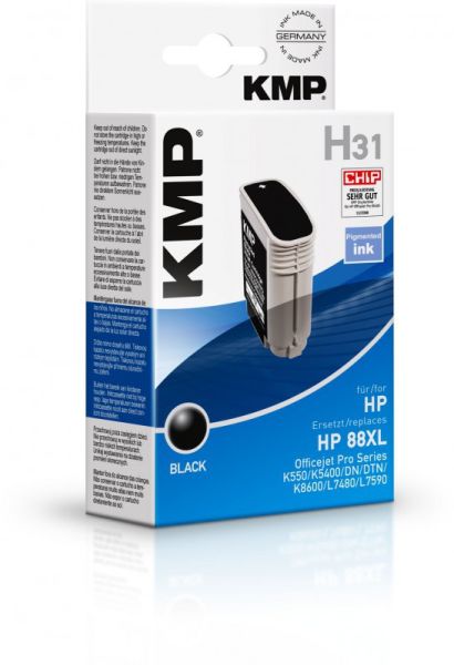KMP H31 Tintenpatrone ersetzt HP 88XL (C9396AE)