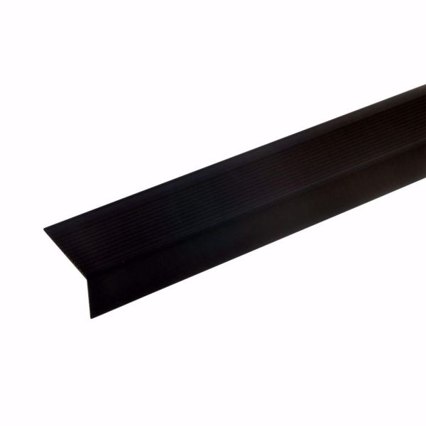 Alu Treppenwinkel-Profil 100cm 28x50mm bronze dunkel selbstklebend