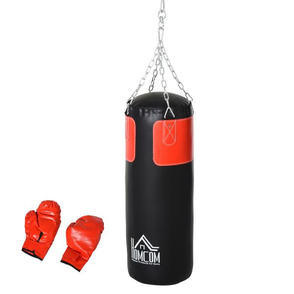 Box-Set Boxsack Hanging Boxing Heavy Bag mit Boxhandschuhe 16 KG