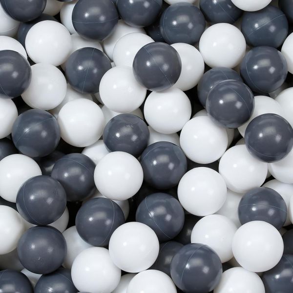 Bälleset ca. Ø6 cm - 300 balls grey/cream