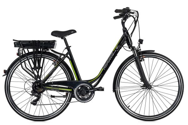 Adore Alu City Pedelec Versailles 28'' E-Bike schwarz-grün