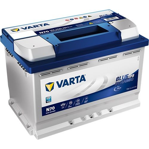 VARTA BLUE Dynamic EFB 570500076D842 Autobatterien, N70, 12 V, 70 Ah, 760 A