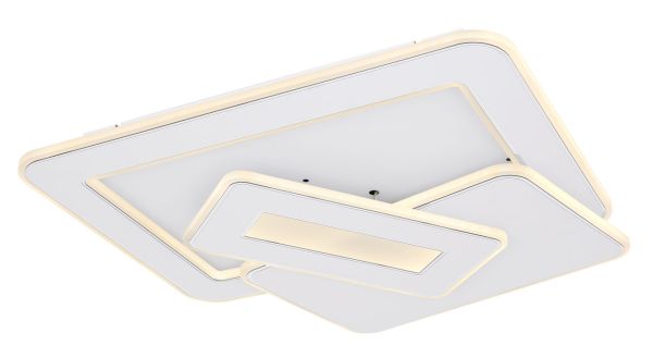 Globo Lighting - KIQUE - Deckenleuchte Metall weiß, LED