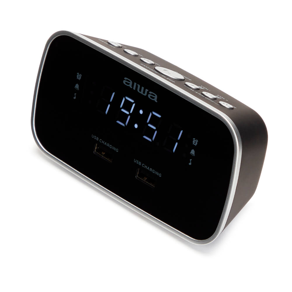 Küchenradio Radiowecker CD Player Uhrenradio USB MP3 LCD Display Timer Schwarz 