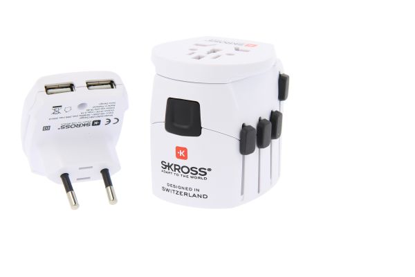 SKROSS - World Adapter Pro + USB
weiss