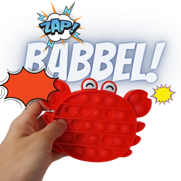 Viwanda Zappelbabbel (der rote Krebs) Fidget Spielzeug Dimple Fidgets Toy zum Stressabbau