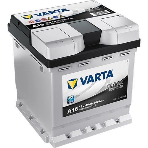 VARTA Black Dynamic 5404060343122 Autobatterien, A16, 12 V, 40 Ah, 340 A