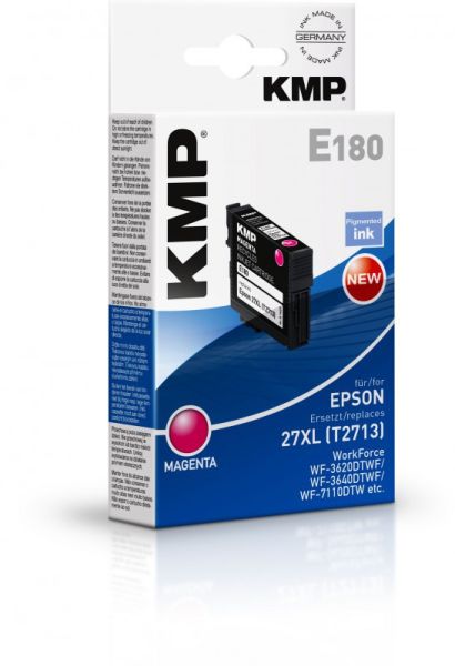 KMP E180 Tintenpatrone ersetzt Epson 27XL (C13T27134010)