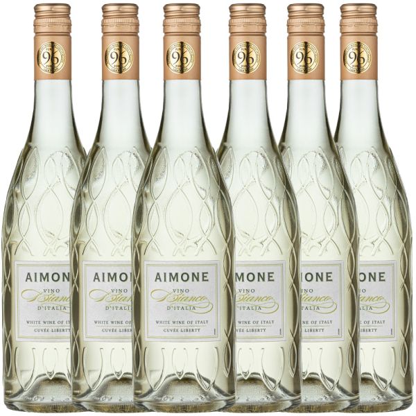 Aimone - Vino Bianco d'Italia 2020, halbtrocken - 6er Karton