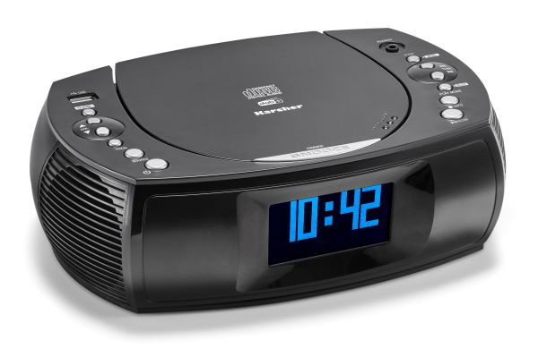 Karcher UR 1309D Radiowecker mit MP3 / CD Player und DAB+ / UKW Radio (je 20 Senderspeicher)