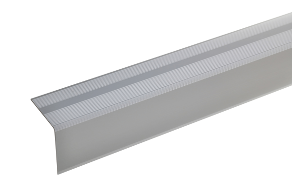 acerto® Aluminium Treppenwinkel-Profil - 170cm 42x40mm silber