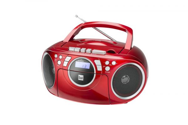 Dual Portable Boombox P70, Rot
