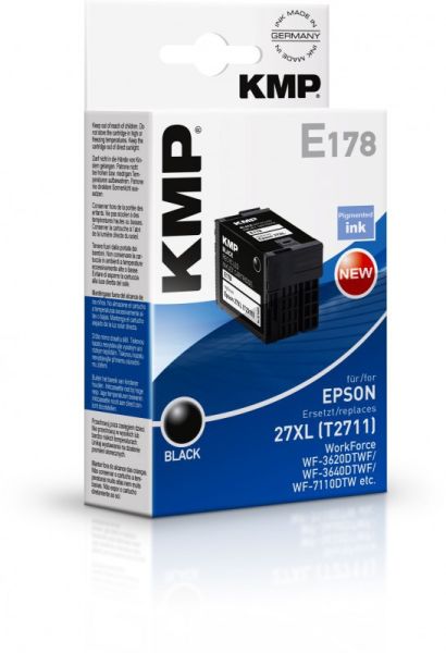 KMP E178 Tintenpatrone ersetzt Epson 27XL (C13T27114010)
