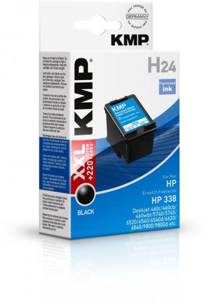 KMP H24 Tintenpatrone ersetzt HP 338 (C8765EE)