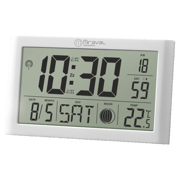 Digitale LCD Tischfunkuhr mit Datumsanzeige und Temperaturanzeige