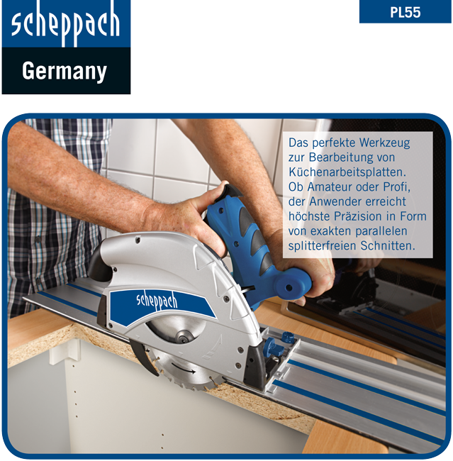 Scheppach 3in1 | HD2P Norma24 Tauchsägen-Set Kompakt-Absauganlage 160mm PL55 