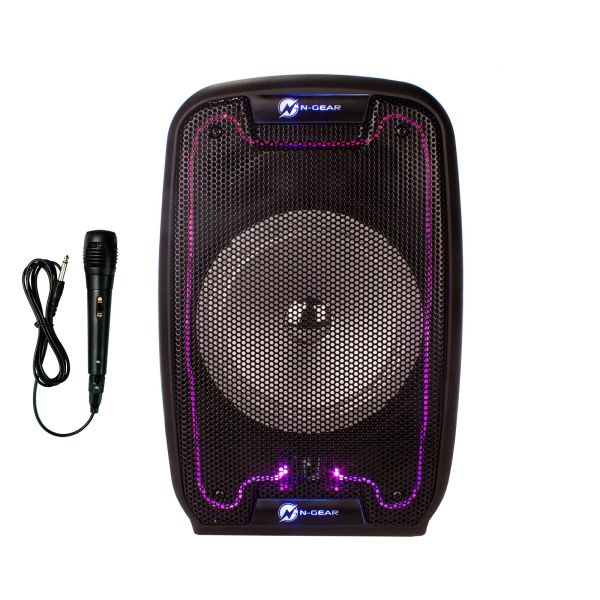 N-GEAR TF-810 Portabler 150W Bluetooth Lautsprecher Trolley mit Rollen & Griff Bluetooth-Lautspreche