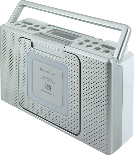 Soundmaster Spritzwassergeschütztes Badezimmer CD/MP3 Radio