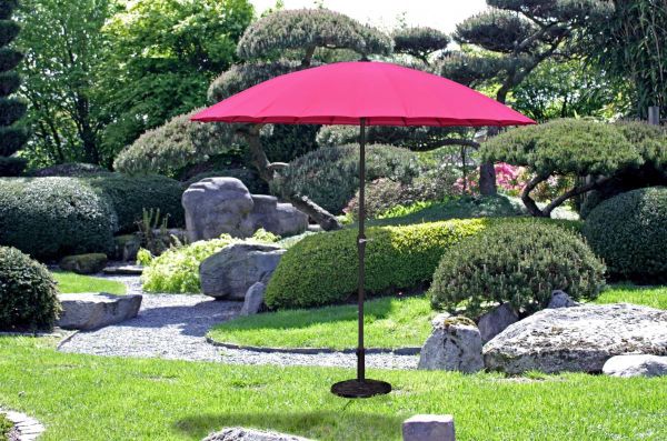 Harms Sonnenschirm mit 24 Streben, pink
