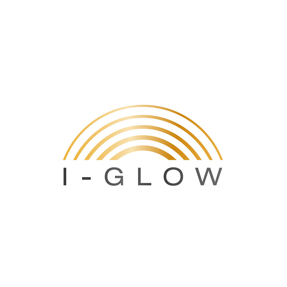I-Glow LED-Wandgitter, Rund - Schwarz