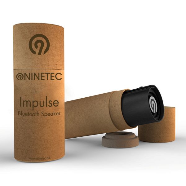 NINETEC Impulse Bluetooth Lautsprecher schwarz/schwarz