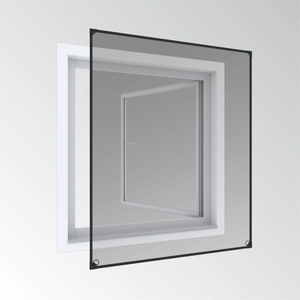 Magnet-Insektenschutz für Fenster Weiß 100x120 cm online kaufen 