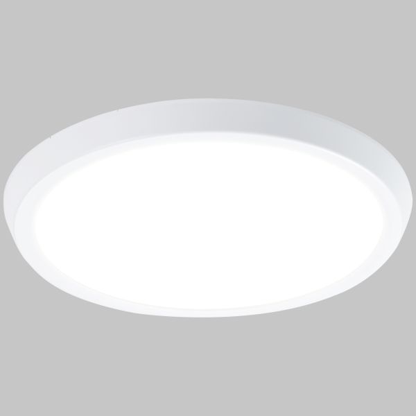 HOMCOM LED Deckenlampe, 35W Dimmbare Deckenleuchte, Runde Deckenbeleuchtung Hintergrundbeleuchtung m