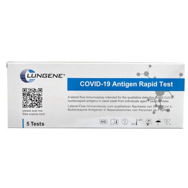 Clungene COVID-19 CLUNGENE Antigen-Nasal Laien-Schnelltest - 5er Set
