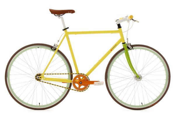KS Cycling Fixie Fitnessbike 28'' Essence gelb RH 56 cm