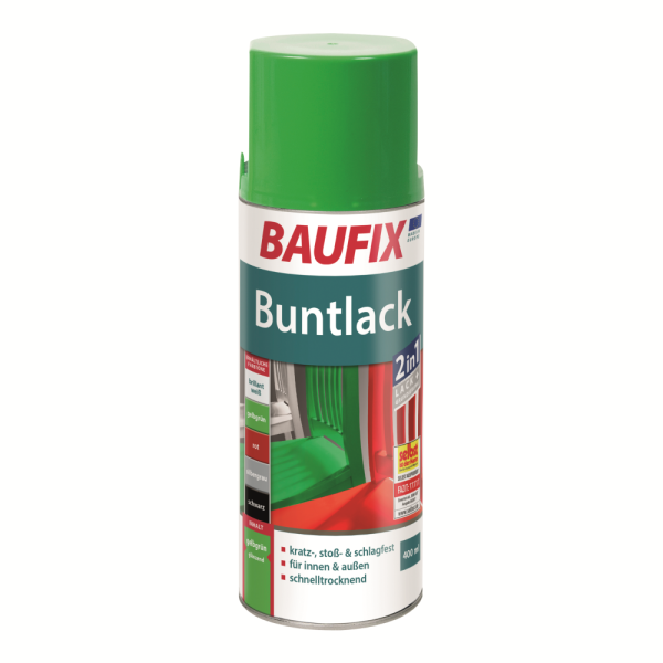 Buntlack-Spray, Moosgrün - 6er Set