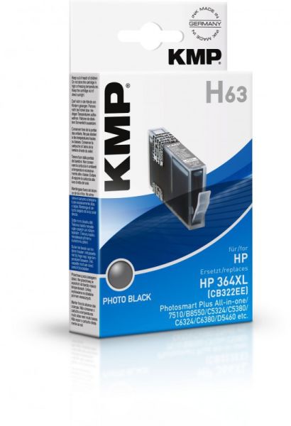 KMP H63 Tintenpatrone ersetzt HP 364XL (CB322EE)