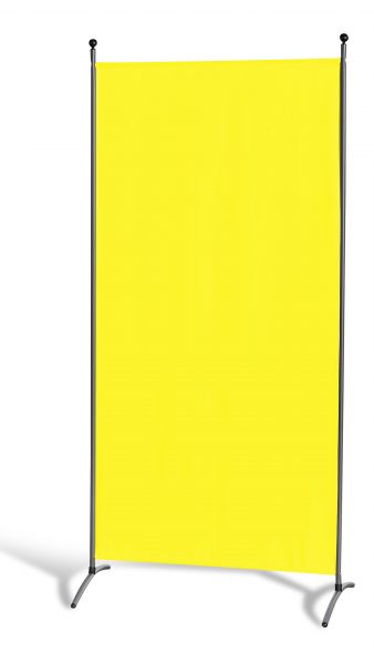 Grasekamp Stellwand 85 x 180 cm - Gelb - Paravent Raumteiler Trennwand Sichtschutz