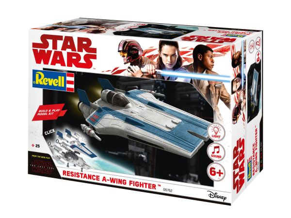 Revell Star Wars Resistance A-wing Fighter, blue