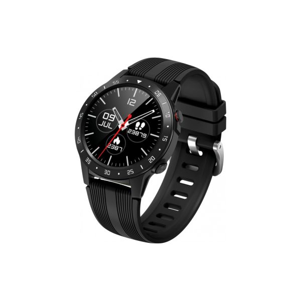 MaxCom FW37 Argon, 2,64 cm (1.04 Zoll), IPS, Touchscreen Smartwatch Schwarz