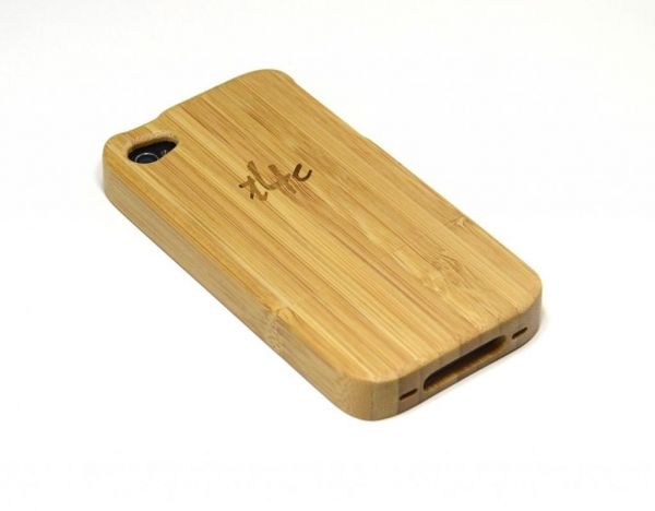 t4c Echtholz Bambus iPhone Schutzhülle