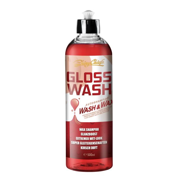 GLOSSWASH Kirsche - WASH & WAX Mildes Autoshampoo 500ml