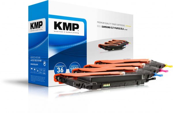 KMP SA-T25V Tonerkartusche ersetzt Samsung K4092 (CLTK4092SELS), Samsung C4092 (CLTC4092SELS), Samsung M4092 (CLTM4092SELS), Samsung Y4092 (CLTY4092SELS)