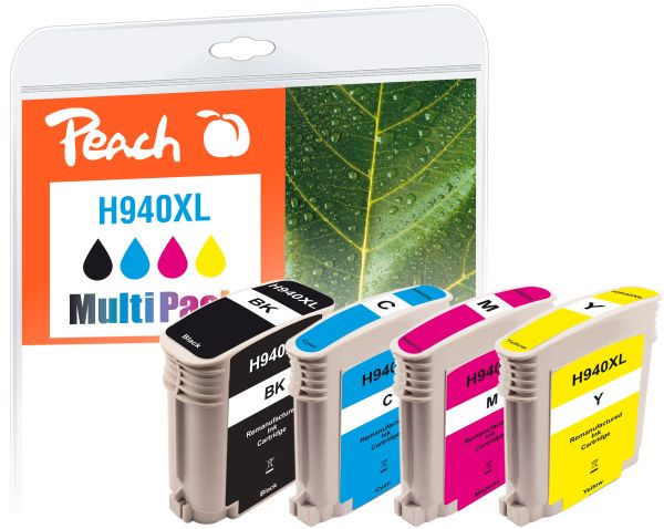 Peach Spar Pack Tintenpatronen ersetzt HP No. 940XL