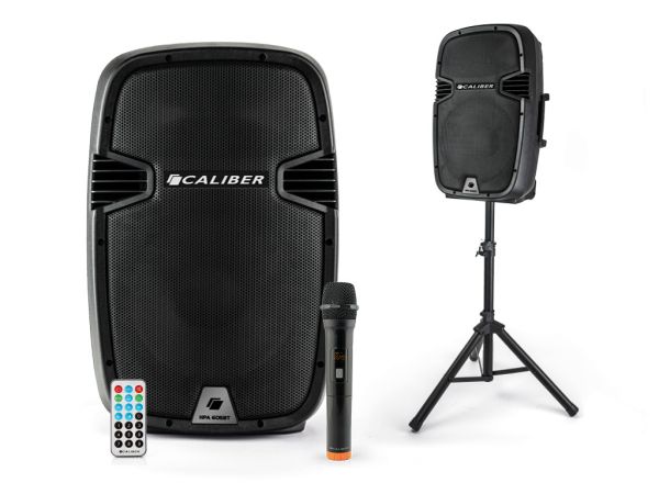 Caliber HPA605BT Trolley-Lautsprecher – mit USB Akku Mikrofon TWS