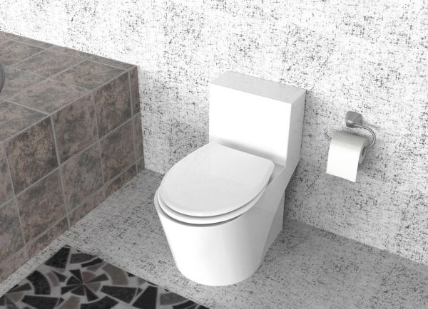 Duschwell Duroplast WC-Sitz - Weiß Easy