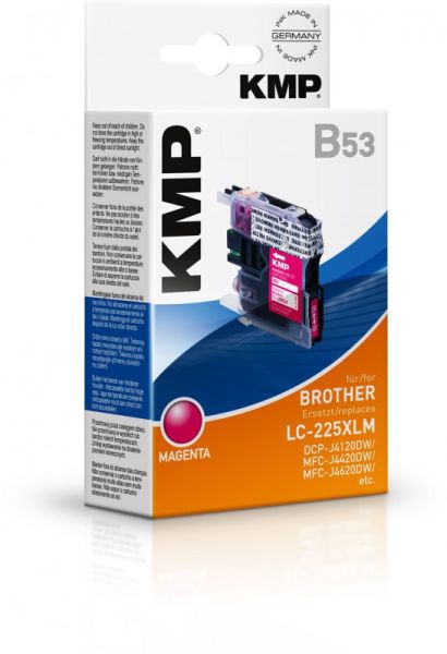 KMP B53 Tintenpatrone ersetzt Brother LC225XLM