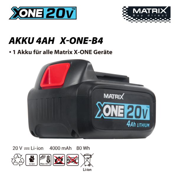 Matrix X-One Akku 4Ah